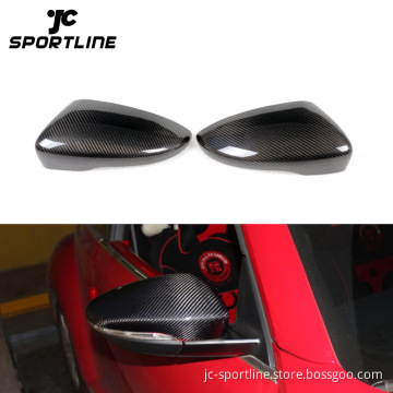 Carbon Fiber Side Mirror Cover Cap for Volkswagen VW Scirocco